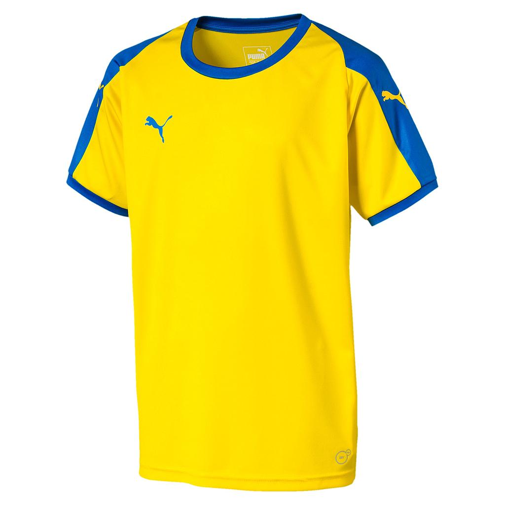 PUMA MAILLOT LIGA Manches Courtes JNE/BLEU 703418-17 Adulte